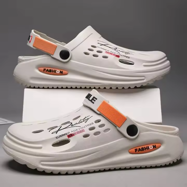 Zapatillas de Verano Transpirables para Hombres Zapatos de Jardín Antideslizantes - 1