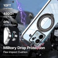 Funda para Xiaomi Redmi Note 13 Pro 5G, Funda antigolpes de TPU transparente con soporte giratorio 360 - details 8