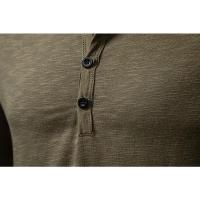 Otoño nueva camiseta de manga larga con cuello para hombres Color transpirable versátil moda camisetas delgadas - details 17