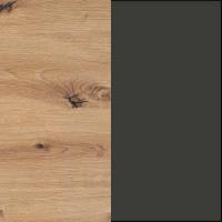 Mueble Buffalo de Estilo Brooklyn 2 Puertas, 3 Cajones Acabado en Color Roble Nodi y Gris Antracita - details 8