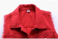 Chaleco Sin Mangas de Moda para Mujer Primavera-Otoño 2025 Chaleco Cowboy de Un solo Pecho Estilo Coreano Dulce y Corto - details 37