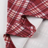 BUNO-Falda trompeta a cuadros roja Y2K, faldas largas de cintura alta para Festival de Navidad, faldas largas de sirena Vintage, pantalones estéticos - details 11