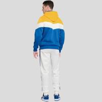 Sudadera con capucha de retales para hombre, ropa informal holgada de lana, ropa de calle cálida, moda masculina, prendas de vestir deportivas de otoño e invierno - details 2