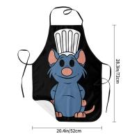 Unisex Ratatouille Remy con cuchara delantal adultos mujeres hombres Chef Tablier cocina para cocinar película animada pintura - details 74