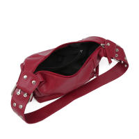 Bolso bandolera de cuero con cremallera, estilo retro europeo y americano, nuevo. - details 26