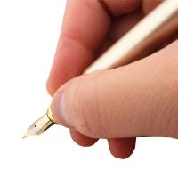 Pluma estilográfica de lujo de alta calidad 7055 para varios estudiantes, escuela, oficina, negocios, punta media, nueva - details 2