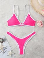Conjunto de Bikini Retro Vintage Tanga Sexy de Moda para Mujer Estilo de Primavera/Verano 2023 - details 12