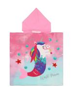 Toallas para niñas pequeñas, capa con capucha, bata de baño de playa, albornoz de microfibra suave para niños, Poncho de piscina, toalla de viñetas de animales - details 31