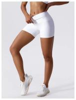 Pantalones Cortos Deportivos para Mujeres Leggings de Yoga de Cintura Alta Aprones de Entrenamiento de Gimnasio con Secado Rápido Material de Nylon Adecuados para Yoga y Elasticidad - details 54