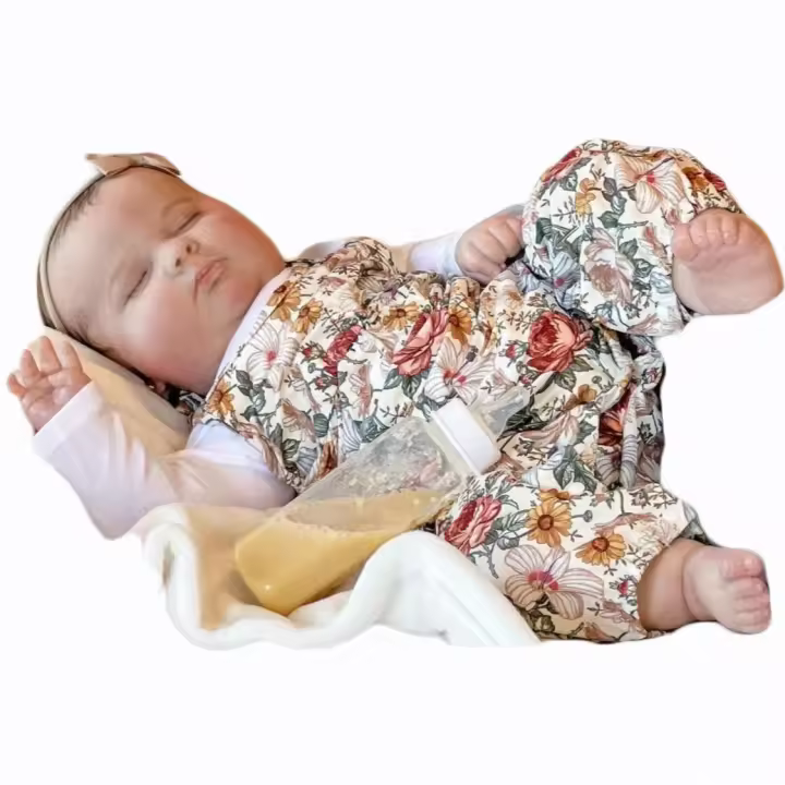 BZDOLL-Muñeca Reborn realista de silicona suave para dormir, muñeco de bebé Joseph con piel 3D pintada a mano, juguete bonito para dormir, regalo para niña, 60cm, 24 pulgadas - 1