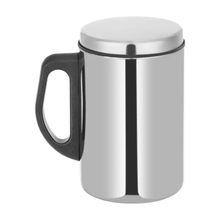 Tapa de viaje de acero, taza térmica de vacío para acampar, botella de agua, taza de té y café, 1 unidad - 1