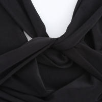 Vestido decorativo con lazo cuello redondo sin mangas estilo chino para mujer - details 7