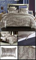 Sábana de Lujo con Forro de Terciopelo Jacquard para Cama Doble Conjunto de Ropa de Cama Euro Sin Sábana Tamaño 220x240 - details 15
