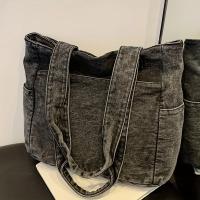 Bolso de hombro con múltiples compartimentos y múltiples bolsillos de gran capacidad de color sólido para mujer, bolso de mano cuadrado clásico simple y liviano, bolso de mano de moda versátil para desplazamientos diarios, bolso de mano, monedero, bolso d - details 5