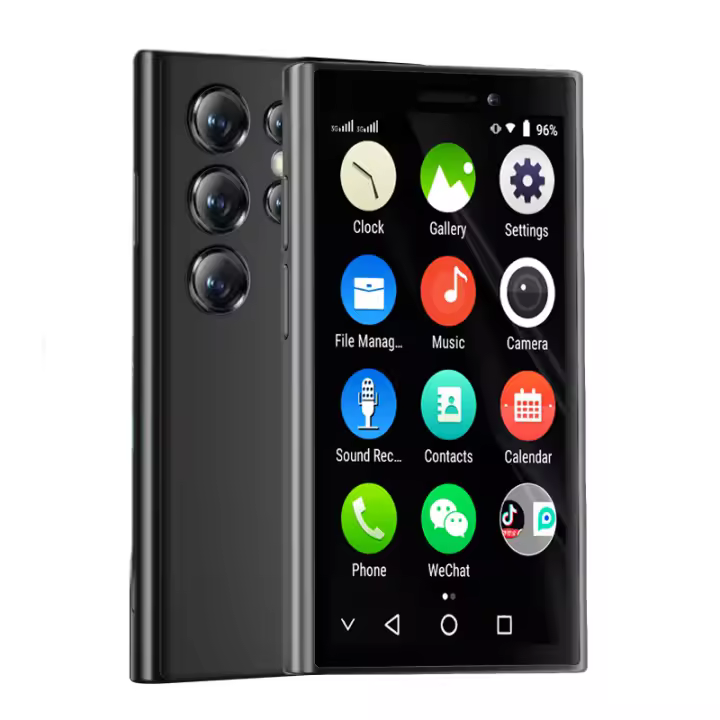 Mini XS24 Pro Smartphone Compacto de 3.0" con Android 9.0 2GB RAM 16GB ROM Soporte de Doble SIM - 1