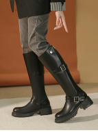 Nuevas botas de plataforma con tacón grueso estilo vaquero, botas retro para hombre - details 8