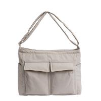 Bolso cruzado de nailon de gran capacidad con múltiples bolsillos, bolso de hombro deportivo para hombre, bolso de mensajero de lona portátil de estilo coreano, bolso de viaje - details 2