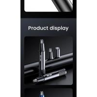 Cortadora de pelo eléctrica para nariz, afeitado multicinético recargable, dos en uno, Unisex, totalmente automática, lavable - details 17