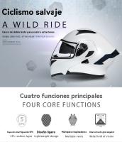 Casco motocross hombre mujer MX Carreras de Locomotora Integral de Moto Rapid - details 1