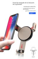 Soporte universal para teléfono móvil, accesorio para automóvil, adecuado para iPhone 15/14/13 Plus Pro MAX, Xiaomi/Redmi Note 11 galaxy S24 Ultra S23 S22, dorado - details 1
