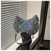 Bolso de mezclilla con gradiente de moda para mujer, bolso de hombro de gran capacidad con estrella, bolso ligero con cremallera, bolso de moda - details 1