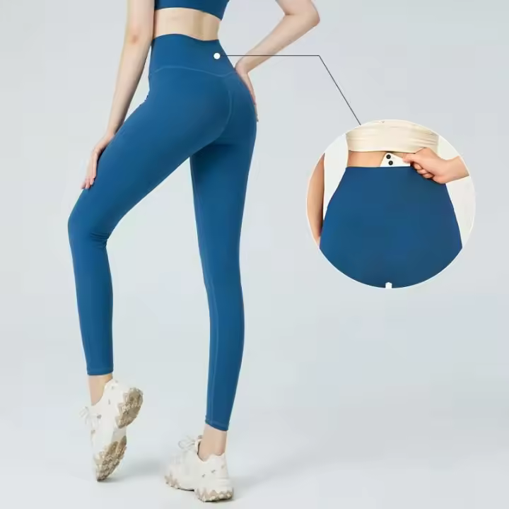 Body de gimnasio con bolsillo oculto y cintura de yoga desnuda para mujer, ropa deportiva - 1