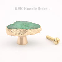 KAK-Pomos y tiradores de armario de ágata Natural, tiradores dorados de estilo nórdico para cajón de cocina, herrajes decorativos para muebles - details 4