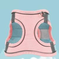 Correa reflectante para el pecho para mascotas, chaleco con arnés para gato transpirable antiescape, cuerda de tracción ajustable sin tirones para perros, animales pequeños - details 15