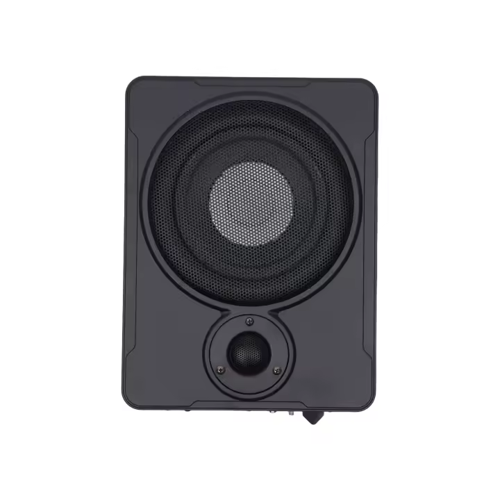 Subwoofer para montar en el asiento del coche, Kit delgado de Audio para camión, Subwoofer para copiloto, 600W, 8" - 1