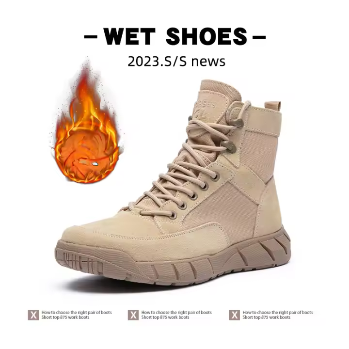 Botas de desierto para exteriores, resistentes al viento y a la arena. Botas de montañismo. - 1