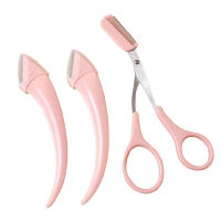 Set de Recortadores de Cejas de 3 Piezas Tijeras de Cejas con Peine Herramienta de Belleza Exfoliante para Uso de Maquillaje - details 4