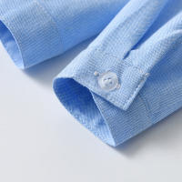 Camisas de manga larga para niños, prendas de vestir exteriores guapos, chaquetas casuales de color caramelo, camisas de estilo universitario para niños, Primavera - details 4