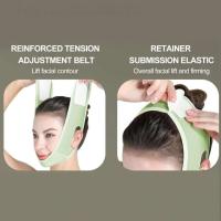 Correa de estiramiento facial para mujer, cinta estable, reductor de papada transpirable, venta de escultura facial de belleza - details 11