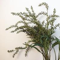 Planta Artificial de tacto Real, rama de fruta, arte Floral hecho a mano, plantas verdes simuladas, plantas falsas realistas, decoración de jardín al aire libre - details 24