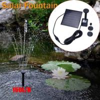 Kit de potencia de 1,4 W, bomba de Panel Solar para jardín, piscina, fuente de agua, baño interior para pájaros al aire libre - details 2