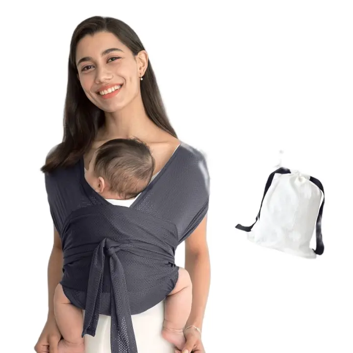 Mochila Portabebés Delantera, Portabebés Tipo Fular para Recién Nacidos, Ideal para el Verano y Salidas, Estilo Sears - 1