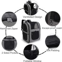 Apollo Walker Mochila transportadora para mascotas para gatos y perros grandes/pequeños, cachorros, características de seguridad y soporte acolchado para la espalda, para viajes, senderismo, uso al - details 2