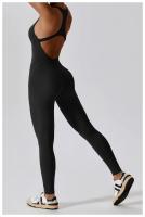 Traje de gimnasio de Yoga para mujer, mono de entrenamiento, ropa deportiva para correr, ciclismo, conjunto de gimnasio - details 27