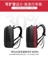 Mochila extendida Mochila de comercio exterior de moda Bolso de computadora de viaje para hombres - details 5