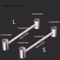 Llave de bisagra de costura de puerta resistente a altas temperaturas, regulador de bisagra de bandera de puerta de doble cabezal, resistente y a prueba de herrumbre - details 0
