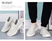 Hombres para verano otoño, nuevo estilo para hombres, deportes de un pie y ocio zapatos perezosos transpirables de suela suave, viejos zapatos de malla de Beijing - details 20
