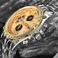 Reloj de Cuarzo de Fecha Sencilla de Marca XINEW Reloj de Lujo para Hombres con Correa de Cuero - details 3