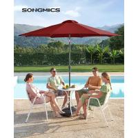 Sombrilla de Jardín 300 cm, UPF 50+, Parasol, 30 ° de Inclinación en dos Direcciones, con , para Patio, Terraza, , Piscina, sin Base, Beige GPU30BE - details 49