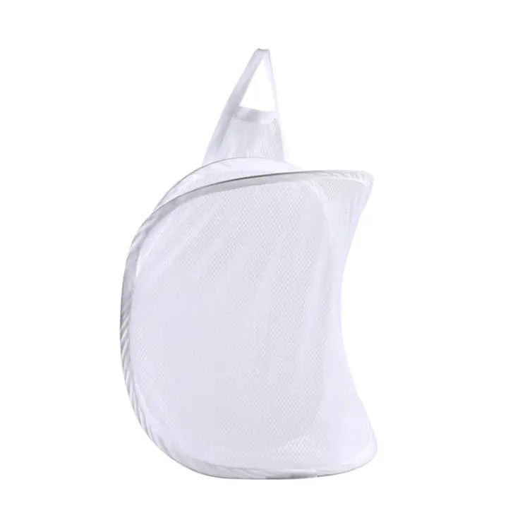 Cesta de Lavandería Plegable Cesto de Almacenamiento de Ropa Sucia Gran Capacidad Bolsa de Malla para Ropa Organizador de Baño para Lavandería - 1