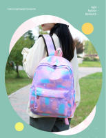 OKKID Set de Mochilas para Niñas 3pcs Bolsa de Escuela Primaria para Edades 7-12 - details 0