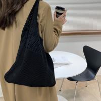 Bolso De Hombro Vintage Tejido Con Agujeros Para Mujer Gran Capacidad Bolso De Compras Bohemio Veraniego Para Playa Y Viajes - details 9