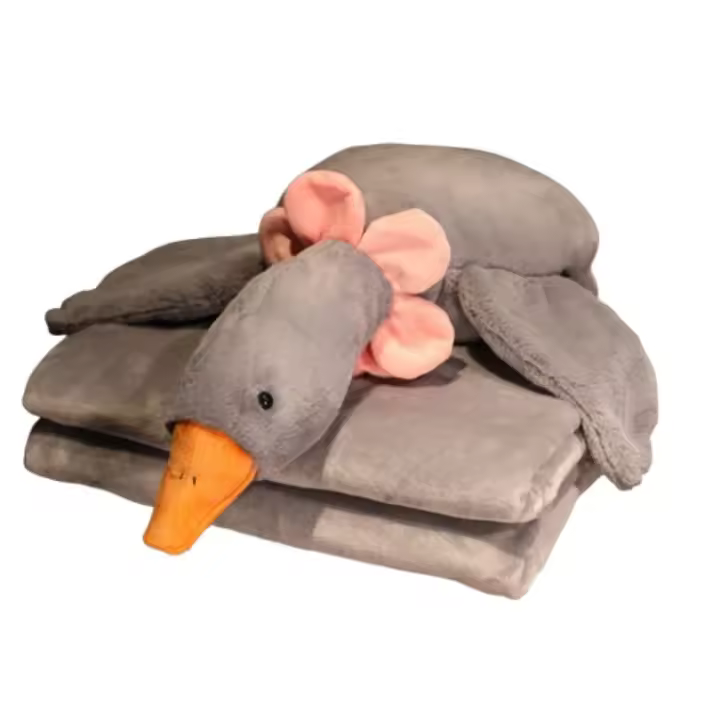 Edredón de almohada de doble uso para niñas, cojín de coche para dormir, manta de oficina dos en uno, cojín de siesta uno en uno - 1