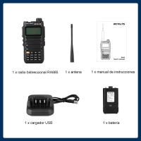 Radio de Paseo Retevis RA685 Carga USB Tipo C Alcance de 1KM-3KM No Impermeable Banda Doble UHF VHF - details 19