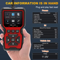 Herramienta de diagnóstico del escáner OBD2 para Automóvil, Luz del Motor, Lector de códigos de Falla del Automóvil, herramienta de detección de prueba de Tensión DE LA Restauración - details 0