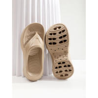 Zapatillas de verano para mujer con suela gruesa y tacón con amortiguación, chanclas antideslizantes para playa y mar - details 8